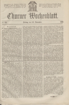 Thorner Wochenblatt. 1866, № 184 (23 November)