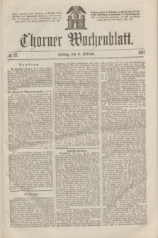 Thorner Wochenblatt. 1867, № 22 (8 Februar)