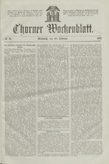 Thorner Wochenblatt. 1867, № 29 (20 Februar)