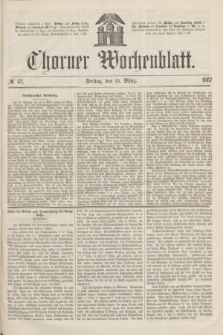Thorner Wochenblatt. 1867, № 42 (15 März)