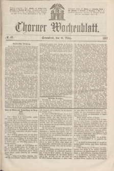 Thorner Wochenblatt. 1867, № 43 (16 März)