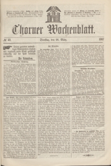 Thorner Wochenblatt. 1867, № 48 (26 März)