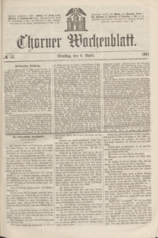 Thorner Wochenblatt. 1867, № 52 (2 April)