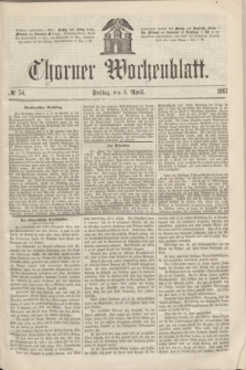 Thorner Wochenblatt. 1867, № 54 (5 April)