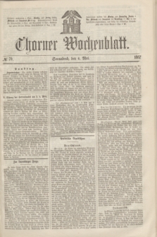 Thorner Wochenblatt. 1867, № 70 (4 Mai)