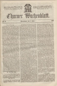 Thorner Wochenblatt. 1867, № 86 (1 Juni)