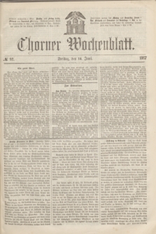 Thorner Wochenblatt. 1867, № 92 (14 Juni)
