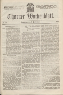 Thorner Wochenblatt. 1867, № 141 (7 September)