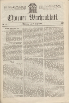 Thorner Wochenblatt. 1867, № 143 (11 September)