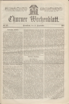 Thorner Wochenblatt. 1867, № 145 (14 September)