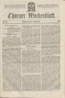 Thorner Wochenblatt. 1867, № 148 (20 September)