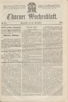 Thorner Wochenblatt. 1867, № 149 (21 September)