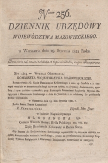 Dziennik Urzędowy Województwa Mazowieckiego. 1821, nr 256 (29 stycznia) + dod.