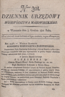 Dziennik Urzędowy Województwa Mazowieckiego. 1821, nr 301 (3 grudnia)