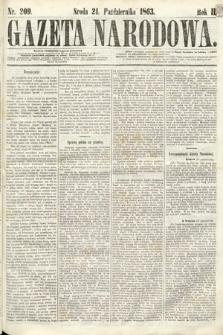 Gazeta Narodowa. 1863, nr 209