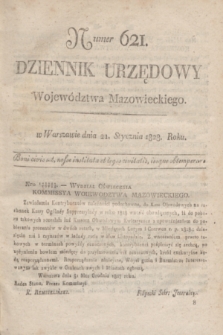 Dziennik Urzędowy Województwa Mazowieckiego. 1828, nr 621 (21 stycznia) + dod.