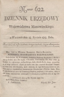 Dziennik Urzędowy Województwa Mazowieckiego. 1828, nr 622 (28 stycznia) + dod.