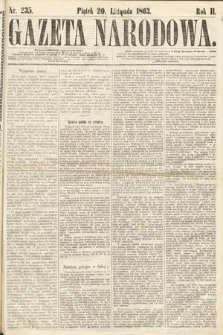 Gazeta Narodowa. 1863, nr 235