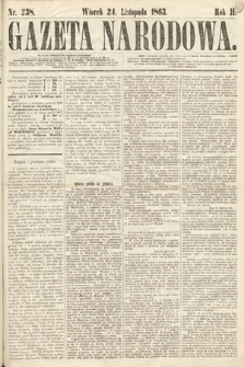 Gazeta Narodowa. 1863, nr 238