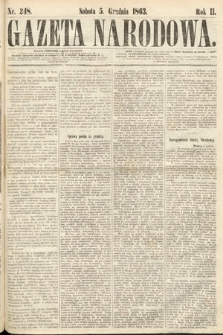 Gazeta Narodowa. 1863, nr 248