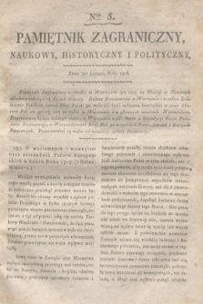 Pamiętnik Zagraniczny, Naukowy, Historyczny i Polityczny. 1816, Nro 5 (7 lutego)