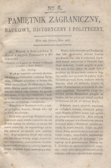 Pamiętnik Zagraniczny, Naukowy, Historyczny i Polityczny. 1816, Nro 6 (14 lutego)