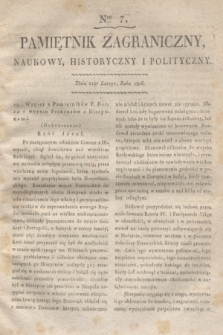 Pamiętnik Zagraniczny, Naukowy, Historyczny i Polityczny. 1816, Nro 7 (21 lutego)