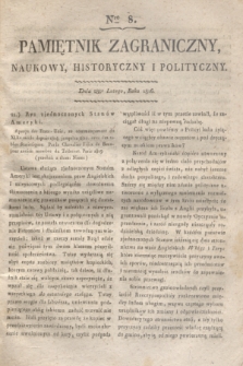 Pamiętnik Zagraniczny, Naukowy, Historyczny i Polityczny. 1816, Nro 8 (28 lutego)