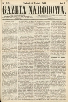 Gazeta Narodowa. 1863, nr 249