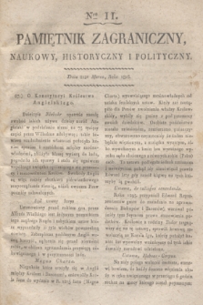 Pamiętnik Zagraniczny, Naukowy, Historyczny i Polityczny. 1816, Nro 11 (21 marca)