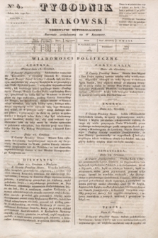 Tygodnik Krakowski. 1834, Cz.1, nr 4 (11 stycznia)