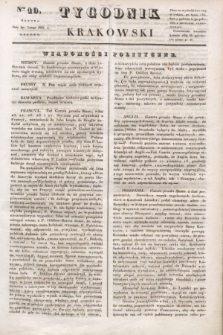 Tygodnik Krakowski. 1834, Cz.1, nr 10 (1 lutego)