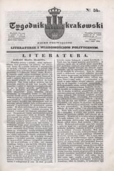 Tygodnik Krakowski : pismo poświęcone literaturze i wiadomościom politycznym. 1834, Cz.2, nr 34 (1 maja)