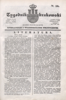 Tygodnik Krakowski : pismo poświęcone literaturze i wiadomościom politycznym. 1834, Cz.2, nr 36 (8 maja)