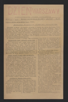 Dzień Warszawy : popołudniowe pismo codzienne. R.4, nr 1019 (14 sierpnia 1944)