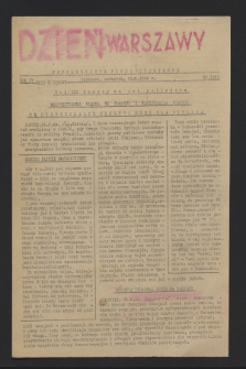 Dzień Warszawy : popołudniowe pismo codzienne. R.4, nr 1031 (24 sierpnia 1944)