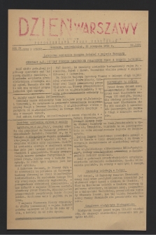 Dzień Warszawy : popołudniowe pismo codzienne. R.4, nr 1039 (28 sierpnia 1944)