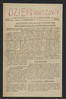 Dzień Warszawy : popołudniowe pismo codzienne. R.4, nr 1041 (29 sierpnia 1944)