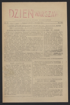 Dzień Warszawy : popołudniowe pismo codzienne. R.4, nr 1047 (1 września 1944)