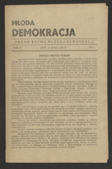 Młoda Demokracja : organ Ruchu Młodej Demokracji. R.2, nr 9 (23 czerwca 1944)