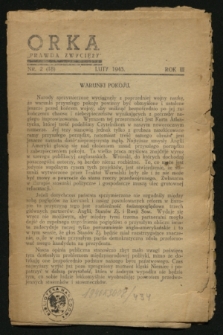 Orka „Prawda Zwycięży”. R.3, nr 2 (luty 1943)