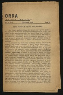 Orka „Prawda Zwycięży”. R.3, nr 10 (październik 1943)