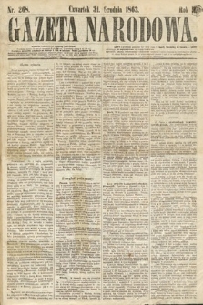 Gazeta Narodowa. 1863, nr 268