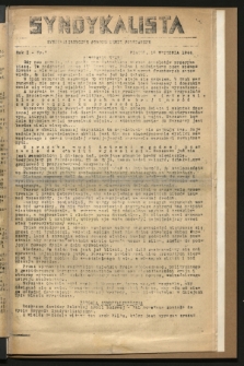 Syndykalista : Syndykalistyczne Porozumienie Powstańcze. R.1, nr 7 (15 września 1944)