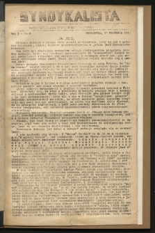 Syndykalista : Syndykalistyczne Porozumienie Powstańcze. R.1, nr 9 (17 września 1944)