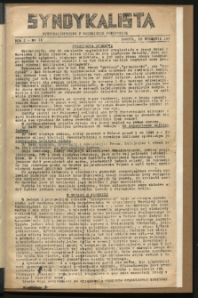 Syndykalista : Syndykalistyczne Porozumienie Powstańcze. R.1, nr 15 (23 września 1944)