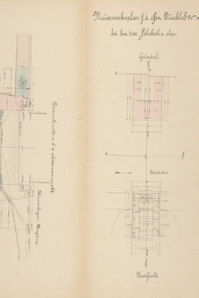 Dokumenty techniczne dotyczące budowy kolei żelaznej, tras transwersalnej i Franciszka Józefa w Galicji z lat 1874–1888. T. 2, Plansze z planami i wykresami robionymi w 1883 r. do budowy trasy kolei transwersalnej