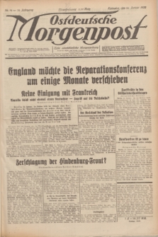 Ostdeutsche Morgenpost : erste oberschlesische Morgenzeitung. Jg.14, Nr. 14 (14 Januar 1932)