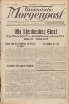 Ostdeutsche Morgenpost : erste oberschlesische Morgenzeitung. Jg.14, Nr. 25 (25 Januar 1932)