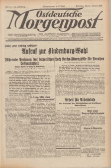 Ostdeutsche Morgenpost : erste oberschlesische Morgenzeitung. Jg.14, Nr. 28 (28 Januar 1932)